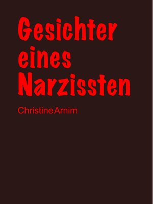 cover image of Gesichter eines Narzissten